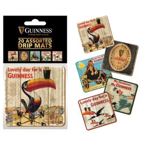 Assorted Guinness Beer Drip Mats