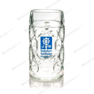 Augustiner 2 Pint Stein Beer Glass