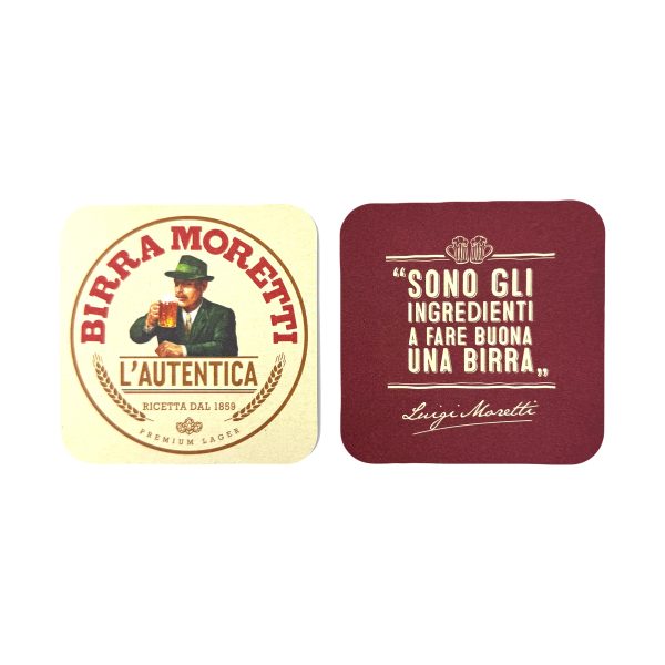 Birra Moretti Beer Drip Mats