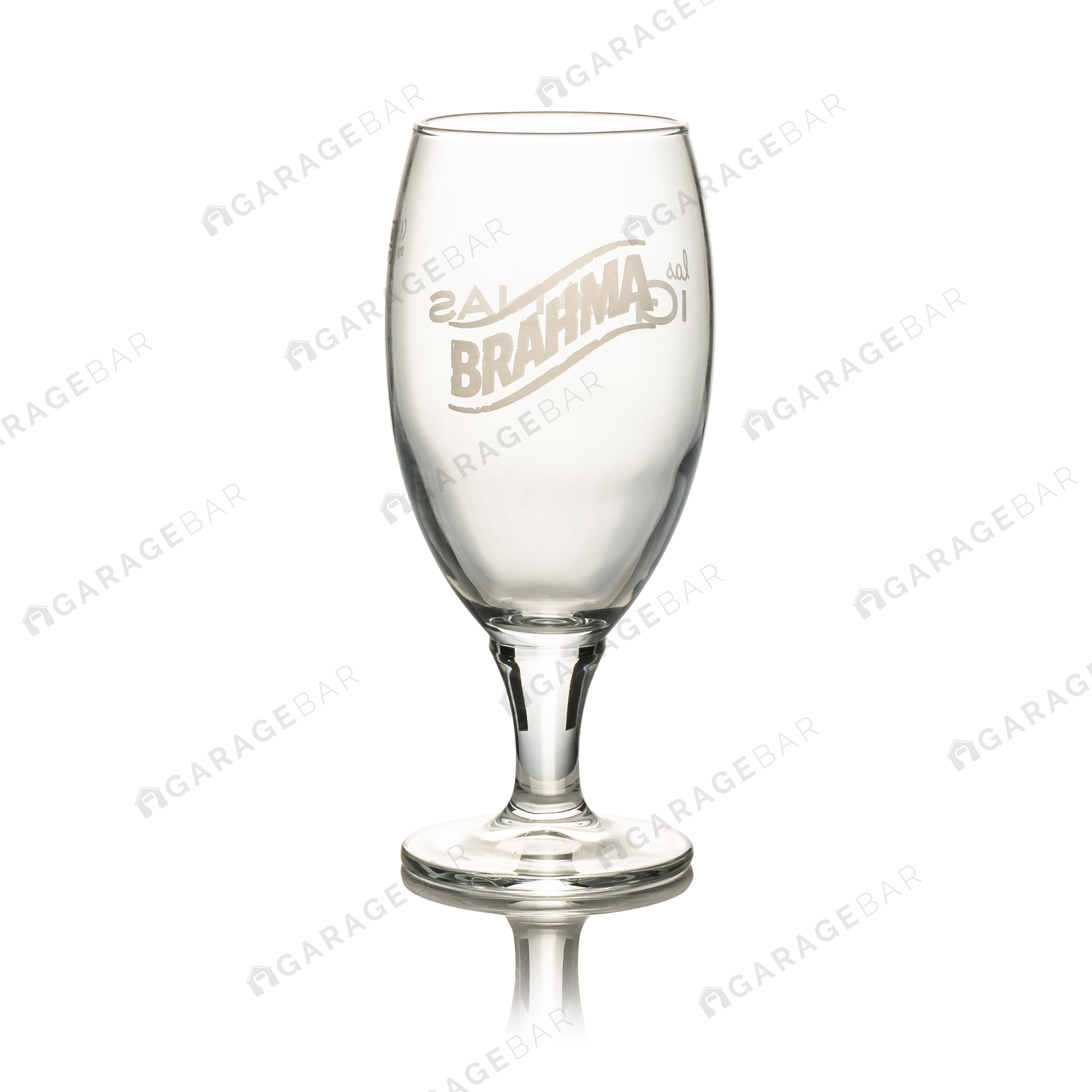 Brahma/Las Iguanas Stemmed Beer Glass