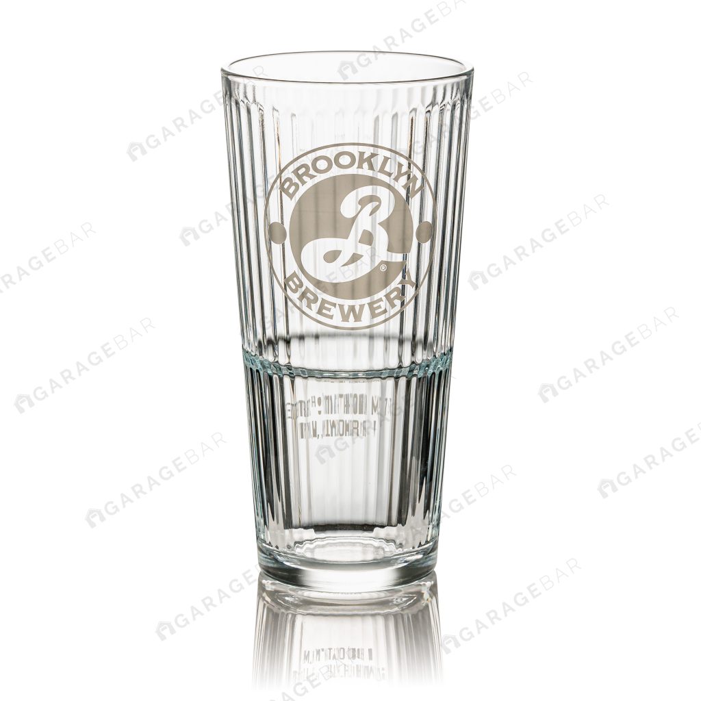 Brooklyn Brewery Beer Glass Pint20oz Garagebar Limited 4381