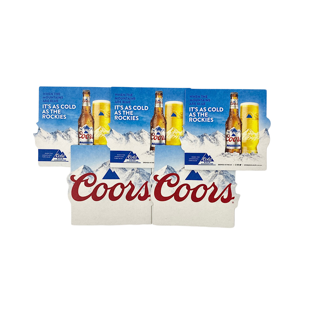 Coors Beer Drip Mats