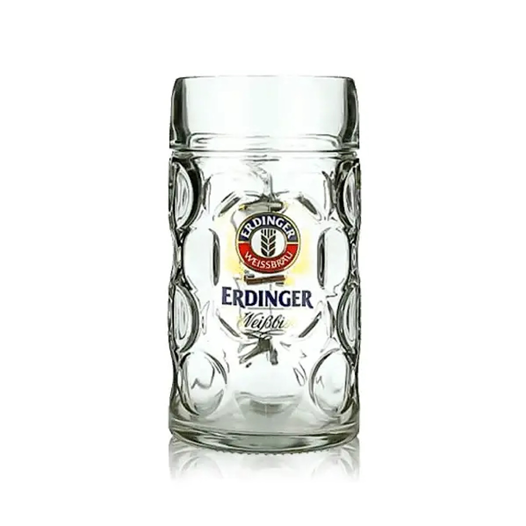 Erdinger Stein Tankard Beer Glass 2 Pint/1 Litre