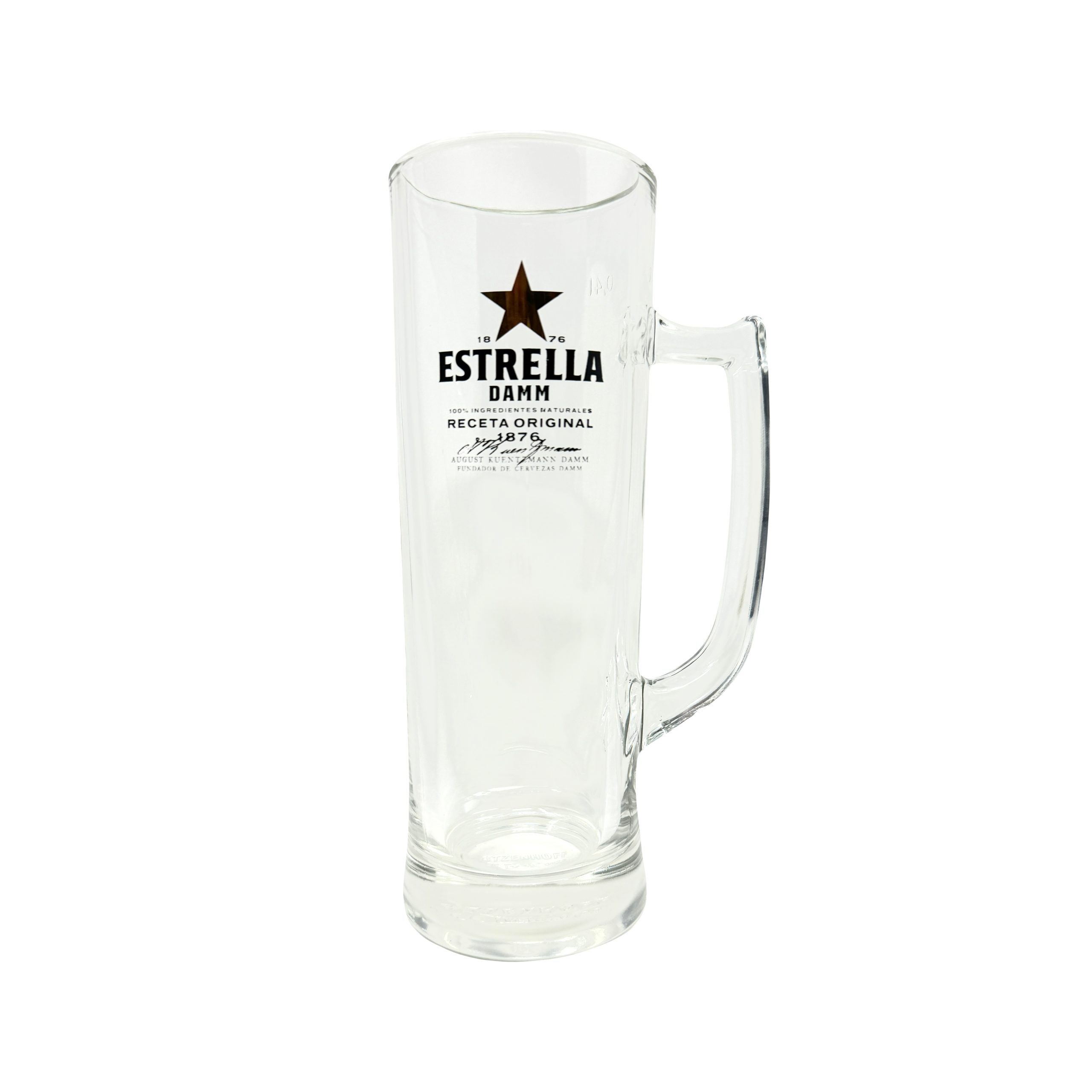 Estrella Damm Tankard Beer Glass