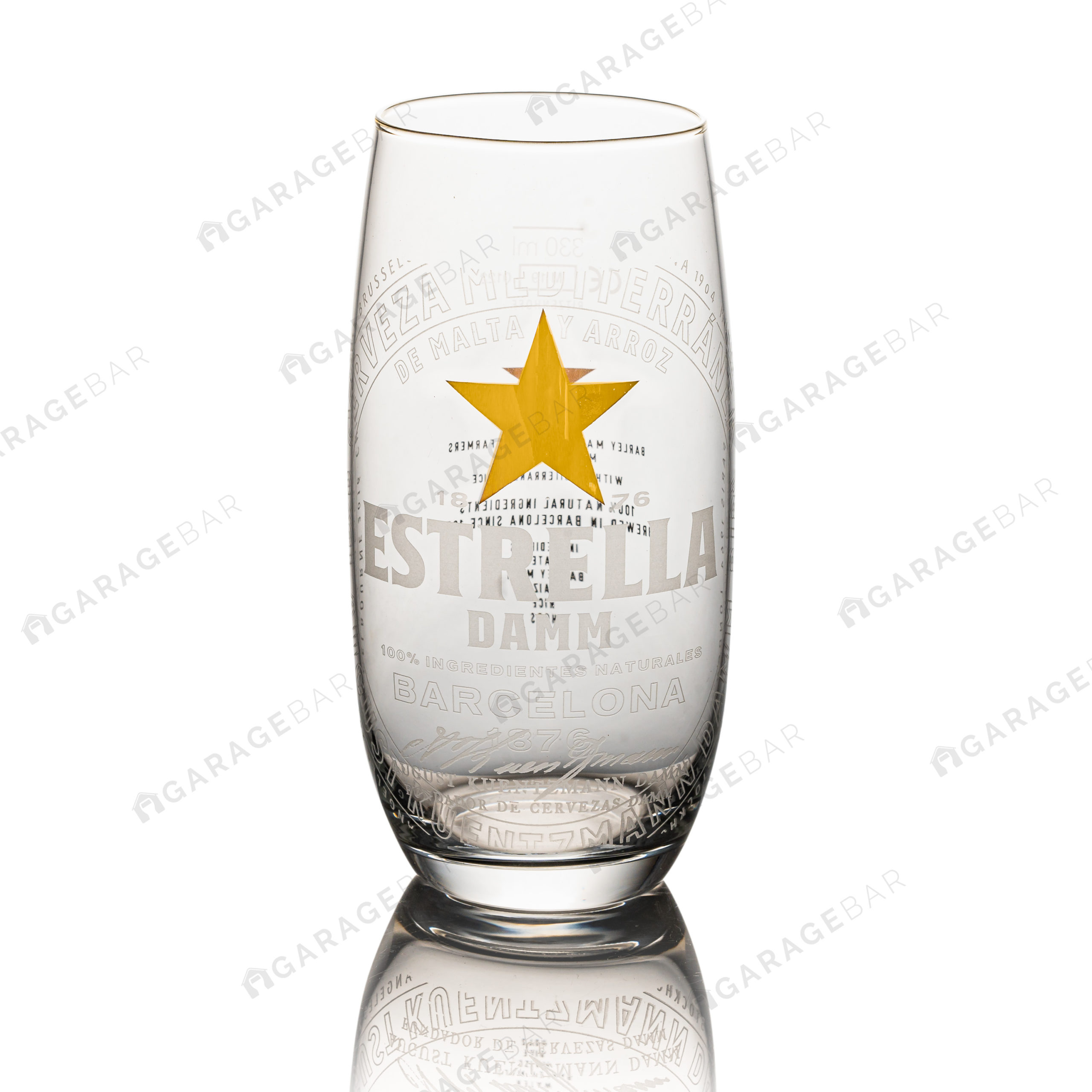 Estrella Damm Tumbler Beer Glass