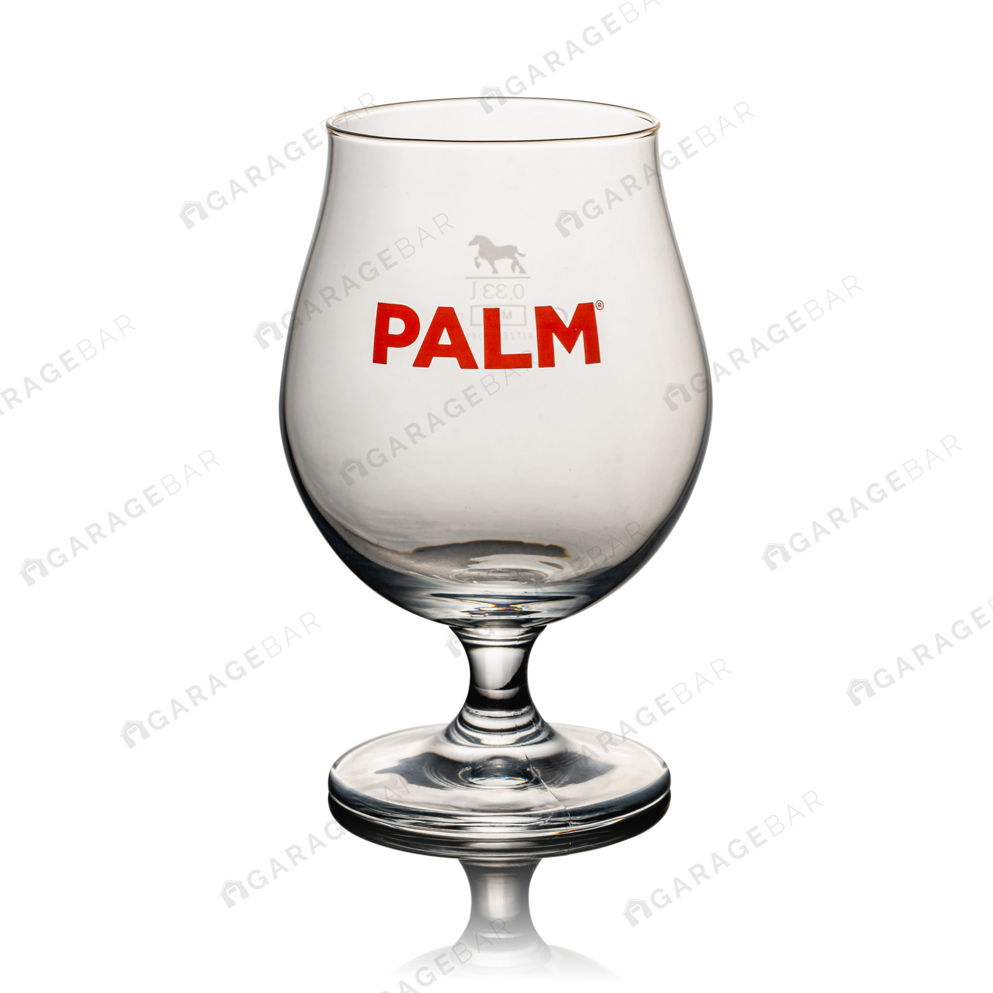 Palm Stemmed Beer Glass Half Pint33cl Garagebar Limited 2961