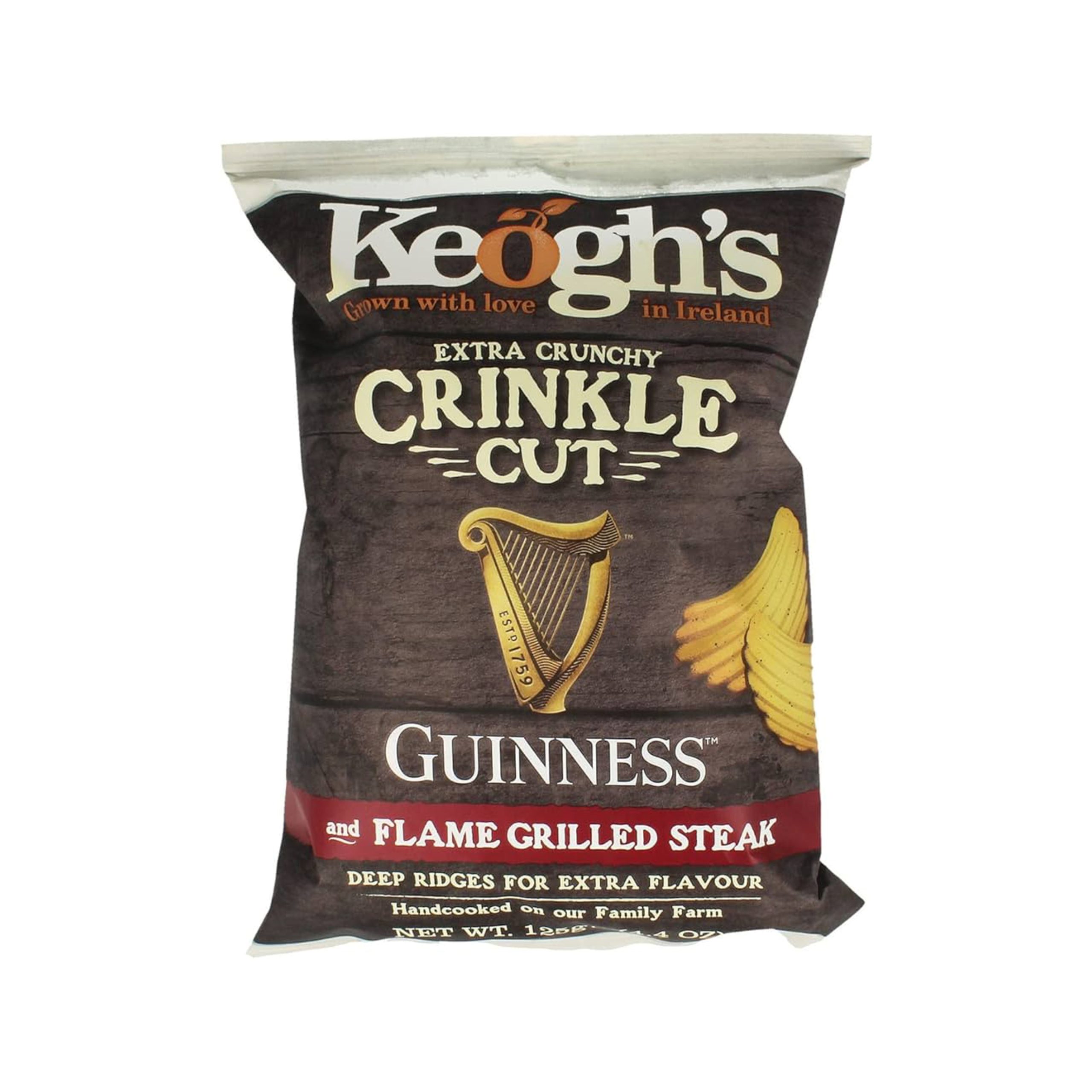 Guinness Flame Grilled Steak Crisps (125g)