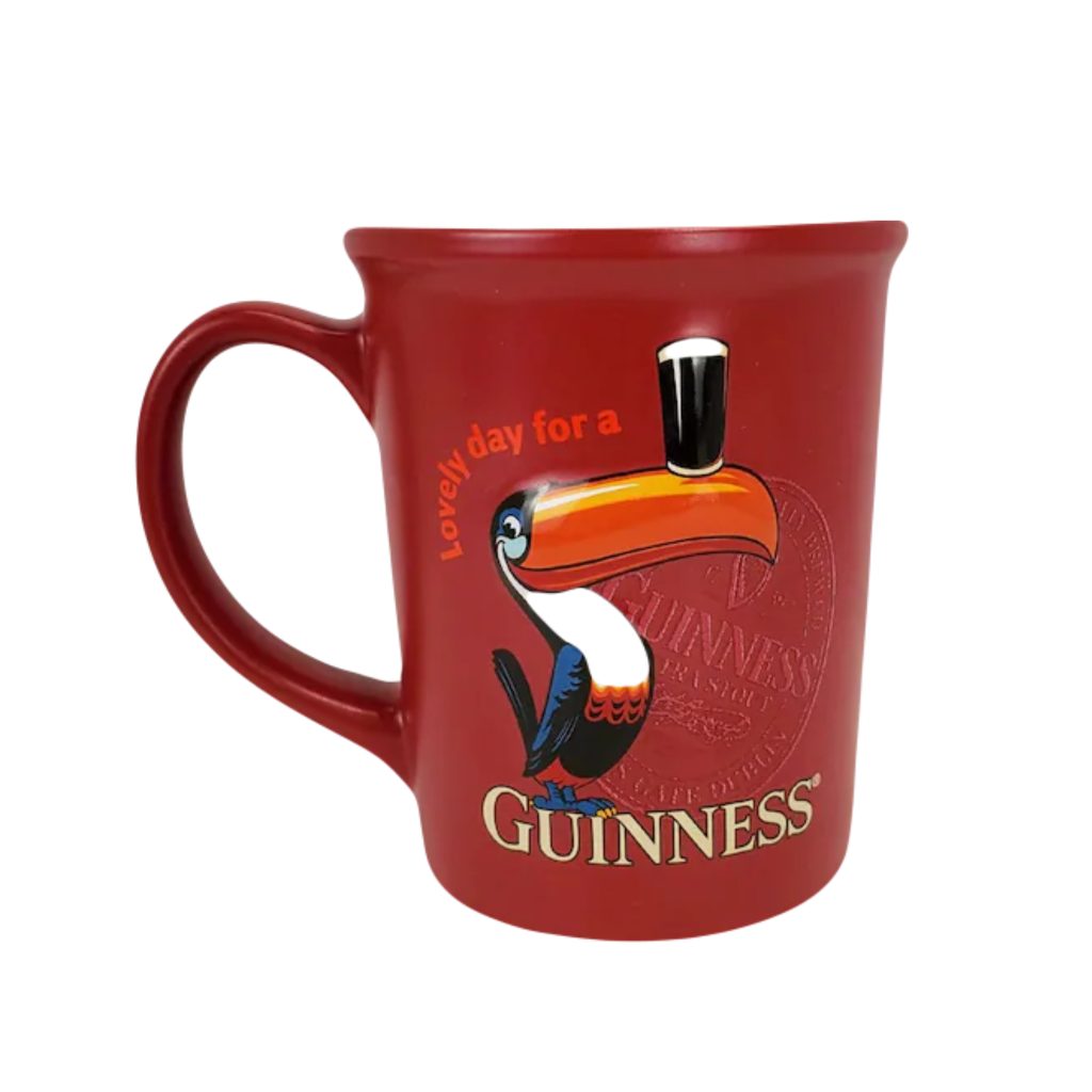 Guinness Toucan Large Red Mug - GarageBar Limited