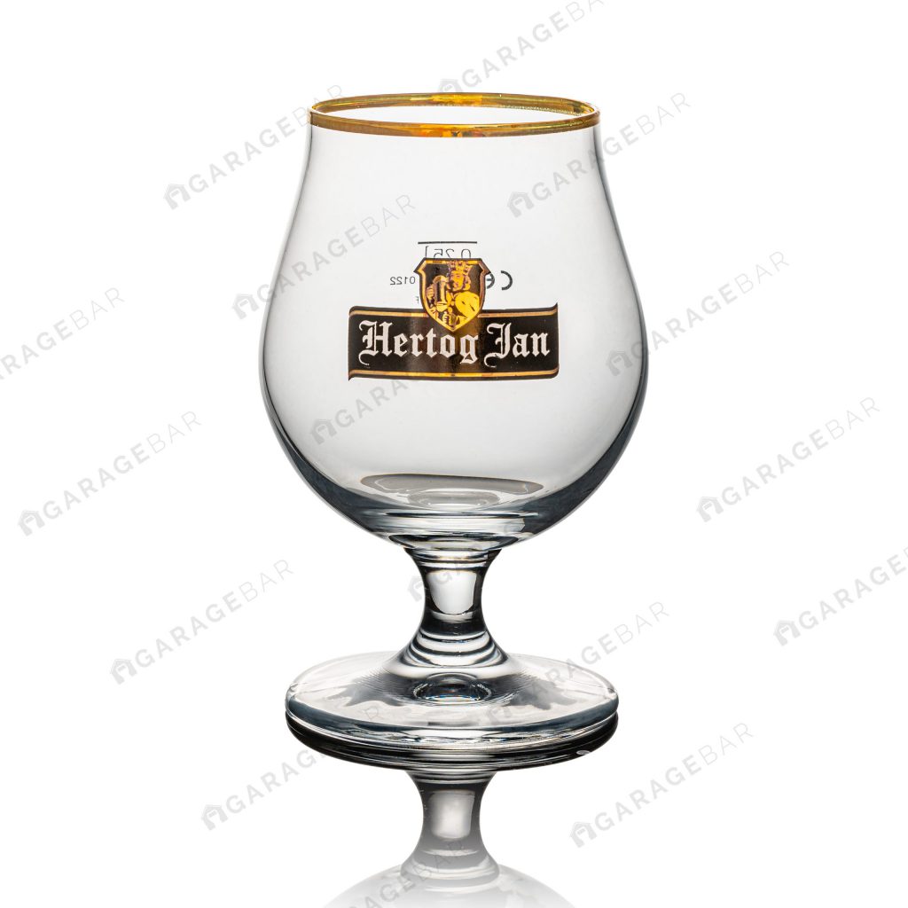 Hertog Jan Chalice Beer Glass Half Pint 25cl GarageBar Limited