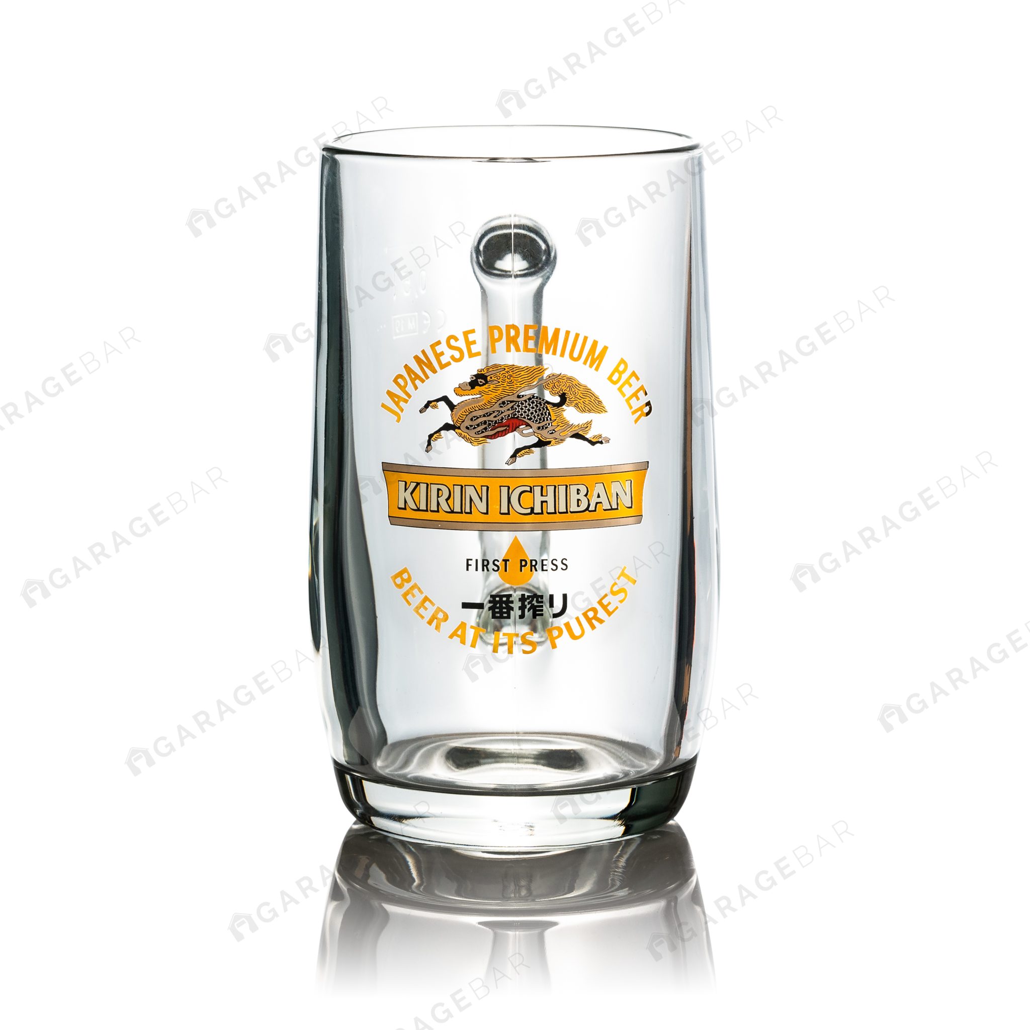 Kirin Ichiban Tankard Beer Glass Pint 50cl Garagebar Limited