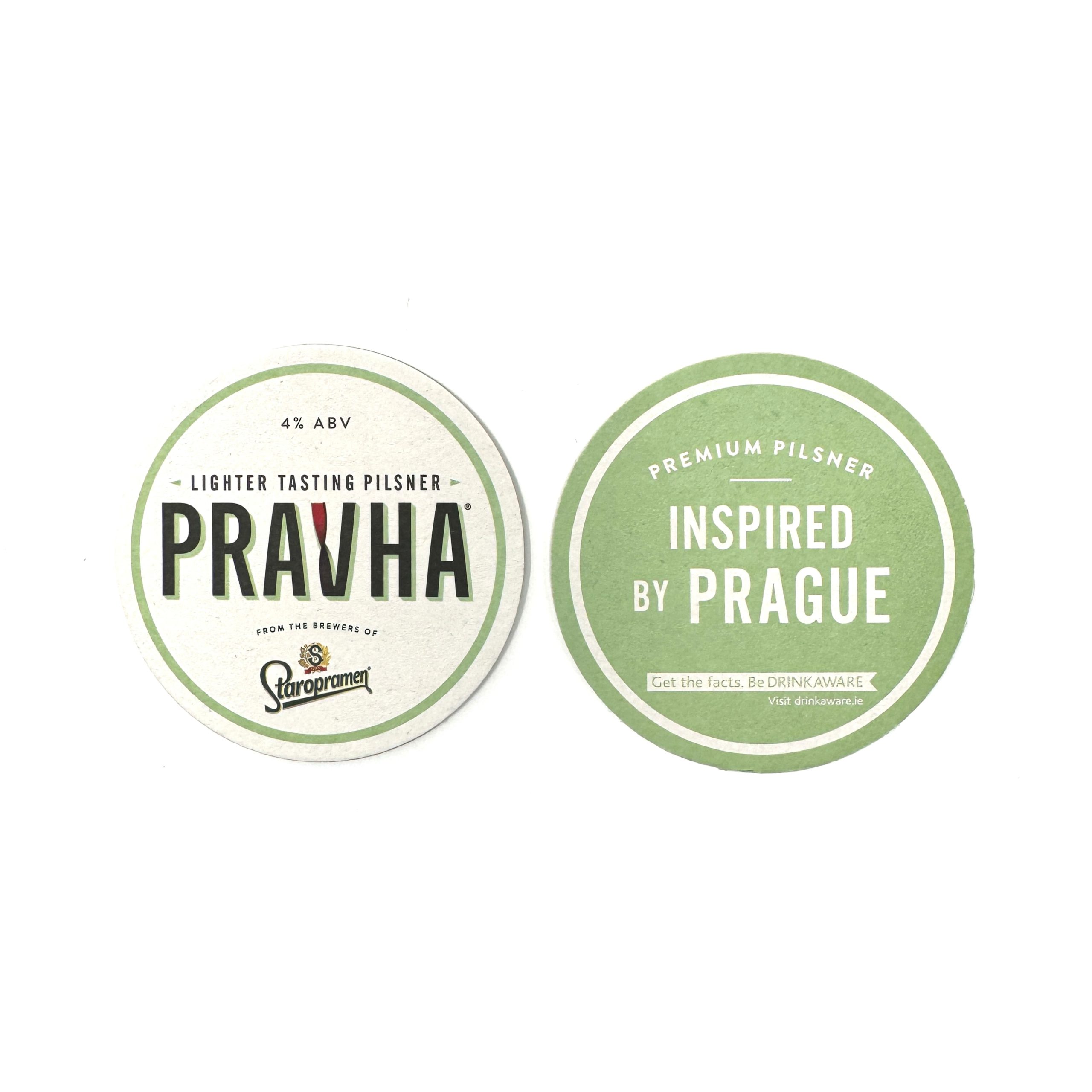 Pravha Beer Drip Mats