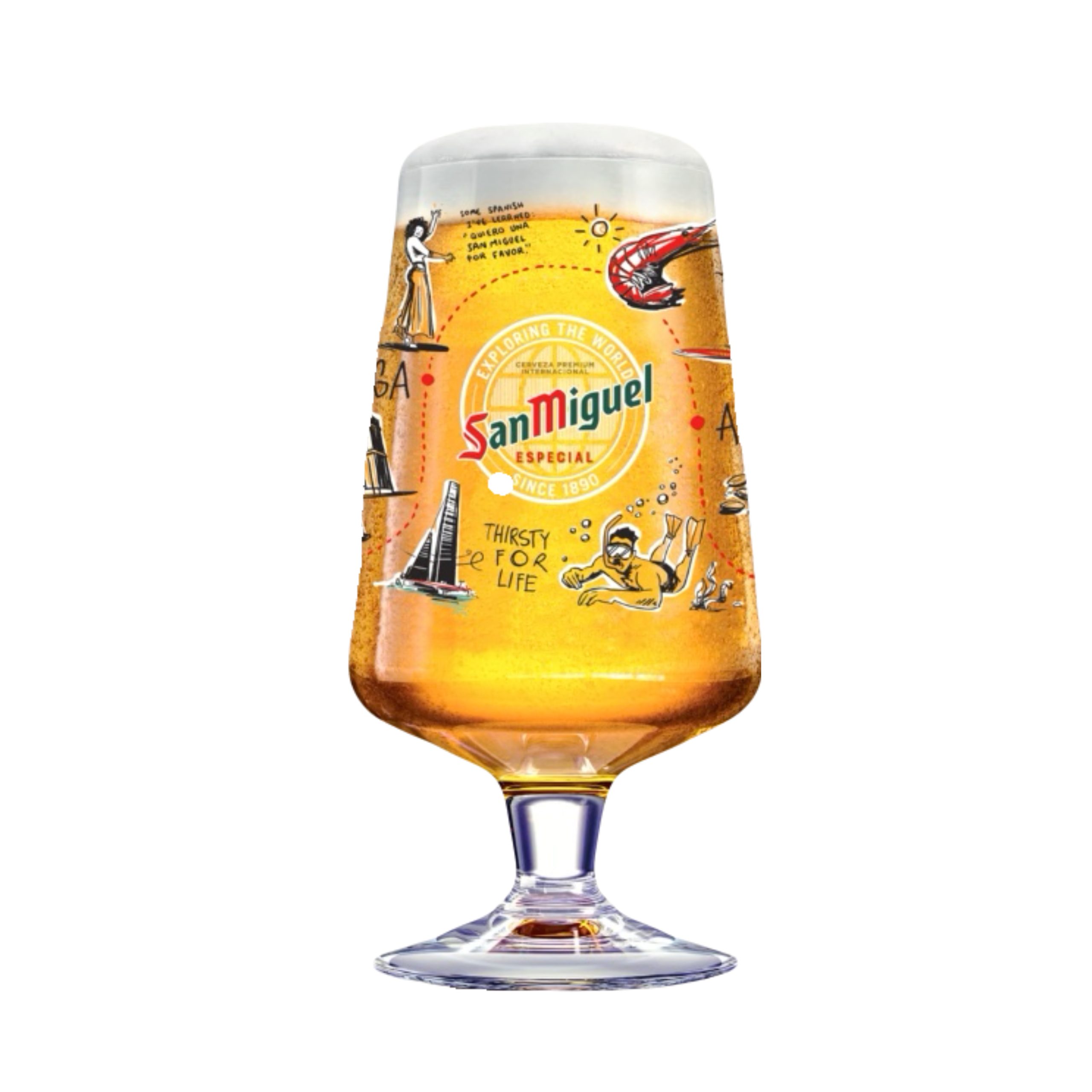 San Miguel Limited Edition Beer Glass