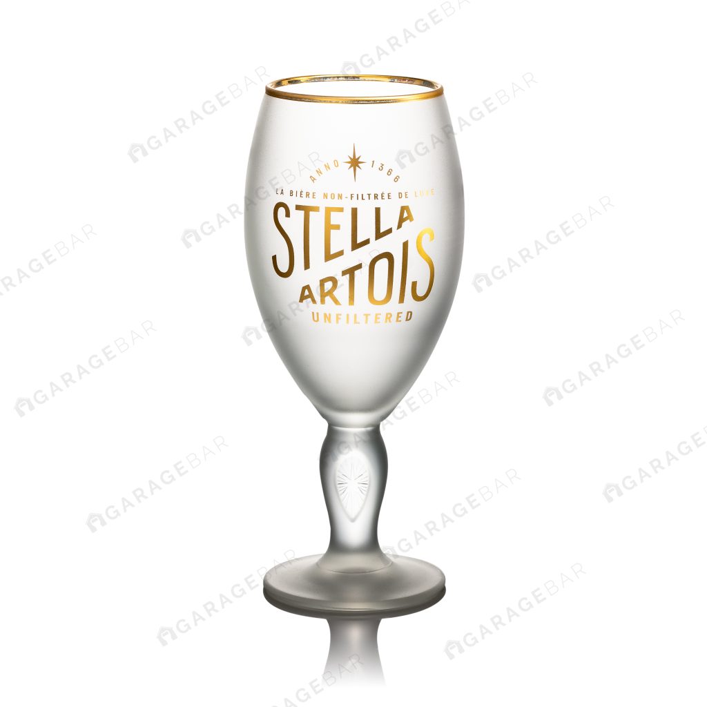 Stella Artois Unfiltered Chalice Beer Glass - Pint 20oz - Garagebar Limited